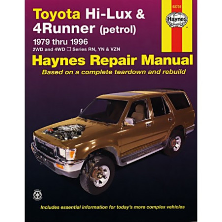 Toyota Hi Lux 4x4 4x2 Petrol Toyota 4 Runner Petrol 1979-1997