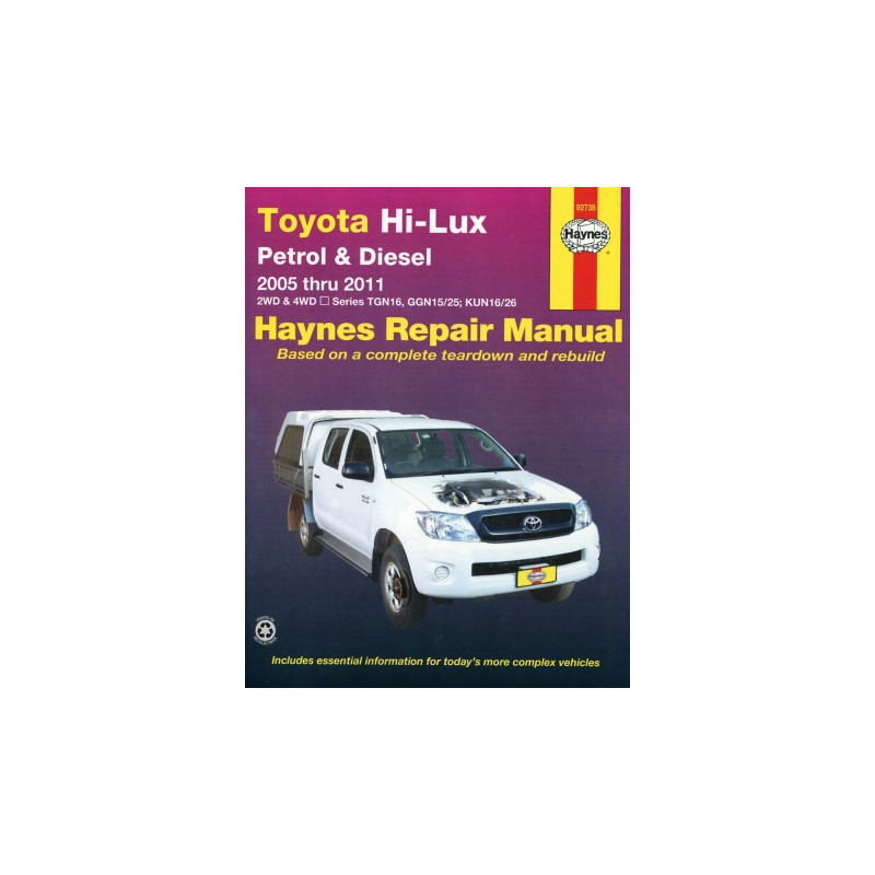 Toyota Hi Lux 4x4 4x2 2005-2011