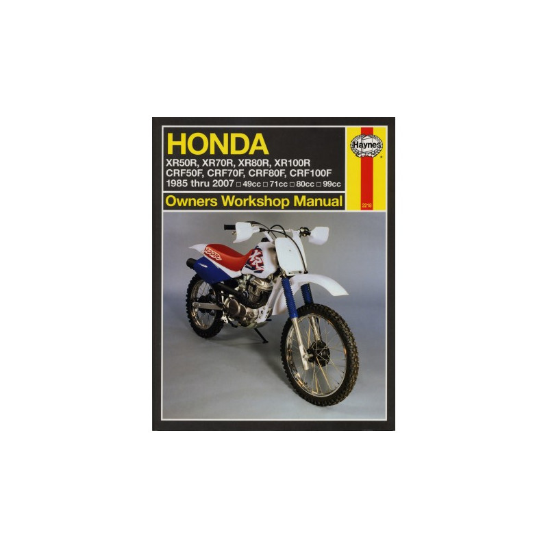 Honda XR50/70/80/100R & CRF50/70/80/100F 1985 - 2007