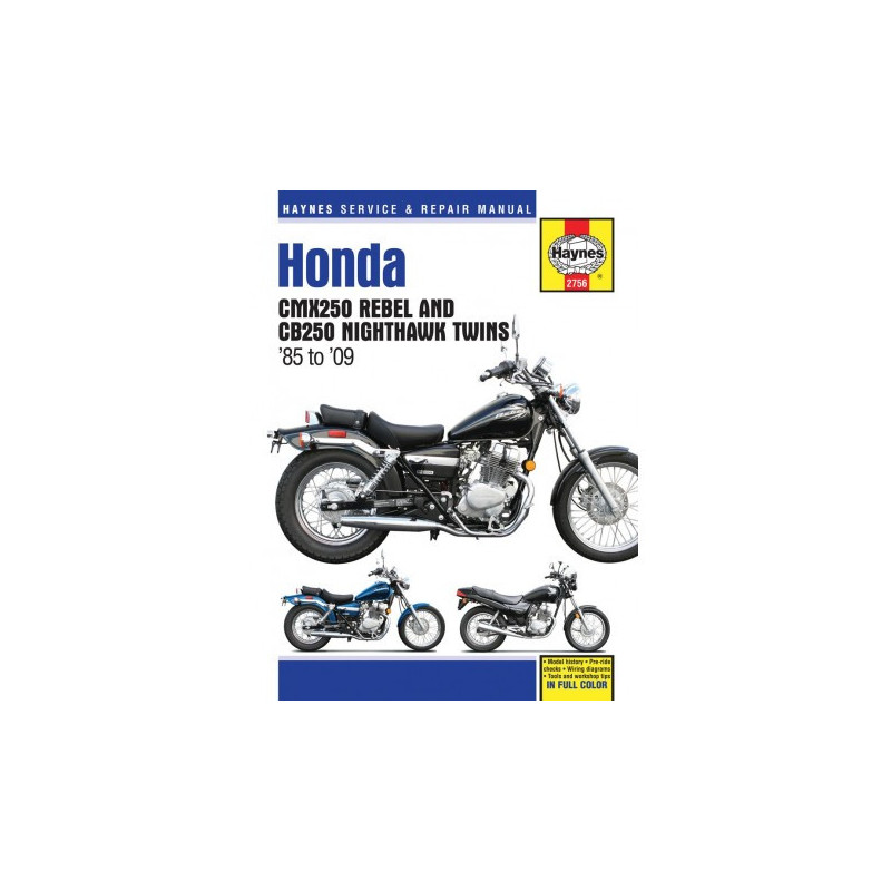 Honda CMX250 Rebel and CB250 Nighthawk Twins 1985 - 2009