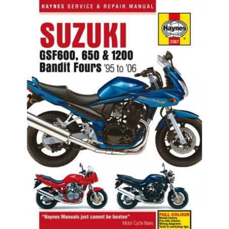 Suzuki GSF600 650 & 1200 Bandit Fours 1995 - 2006