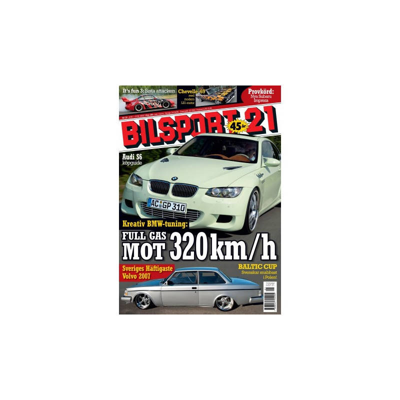 Bilsport nr 21 2007