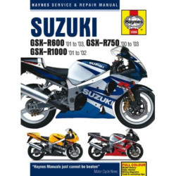 Suzuki GSX-R600 2001 - 2003 GSX-R750 2000 -2003 & GSX-R1000 2001 - 2002