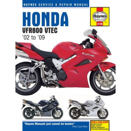 Honda VFR V-Tec V-Fours 2002 - 2009