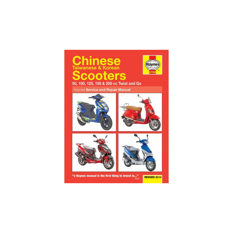 Chinese Taiwanese & Korean Scooters 50cc 125cc and 150cc