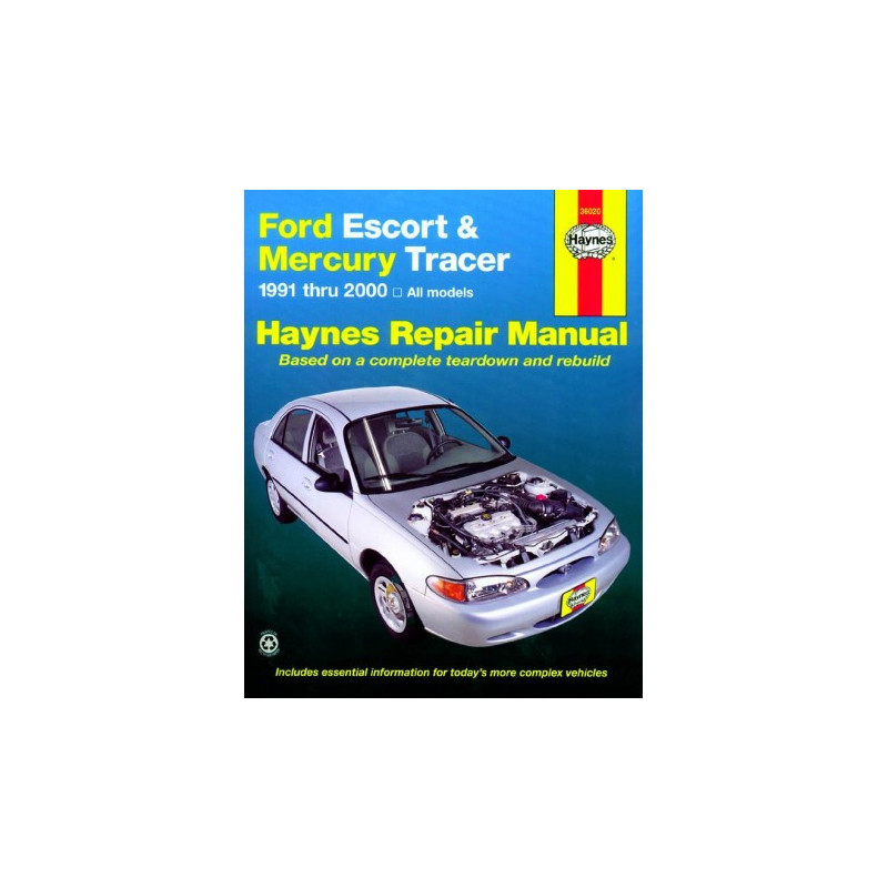 Ford Escort and Mercury Tracer Haynes Repair Manual for 1991 thru 2002