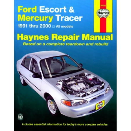 Ford Escort and Mercury Tracer Haynes Repair Manual for 1991 thru 2002