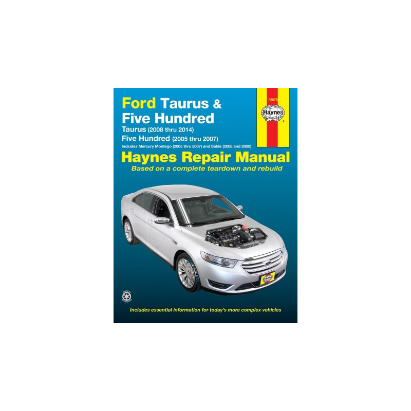 Ford Taurus (08-14) & Five Hundred (05-07) and Mercury Montego (05-07) & Sable (08-09) Haynes Repair Manual(Does no