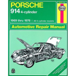 Porsche 914 4-cylinder Haynes Repair Manual for 1969 thru 1976