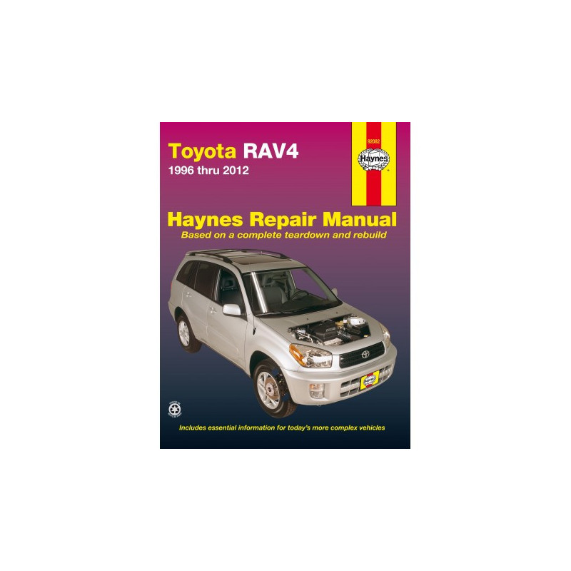 Toyota RAV4 Haynes Repair Manual for 1996 thru 2012 (Does not cover information specific to RAV4 EV (Electric Vehic