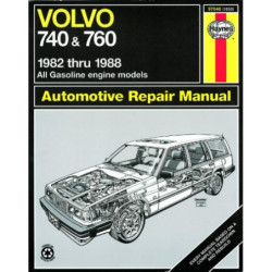 Volvo 740 & 760 Haynes Repair Manual for 1982 thru 1988 gasoline engine models (including turbo).