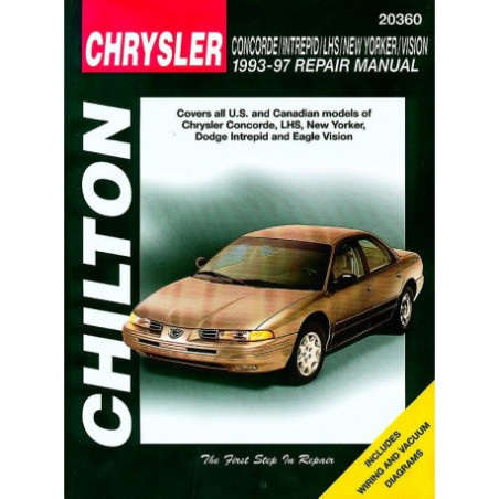 ChryslChrysler Colt/Vista Chilton Repair Manual for 1990-93er Concorde/Intrepid/LHS/New Yorker/Vision Chilton Repai