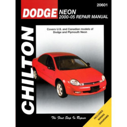 Dodge Neon Chilton Repair Manual for 2000-05 covering Dodge and Plymouth Neon models (excluding SRT-4 models)