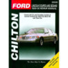 Ford Lincoln Coupes and Sedans Chilton Repair Manual for 1988-00 covering all models of Continental Mark VII Mark V