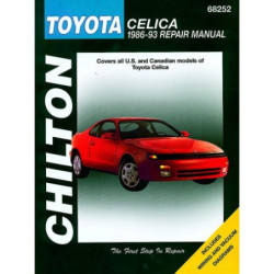 Toyota Celica Chilton Repair Manual covering all models for 1986-93