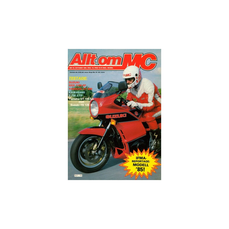 Allt om MC nr 10  1984