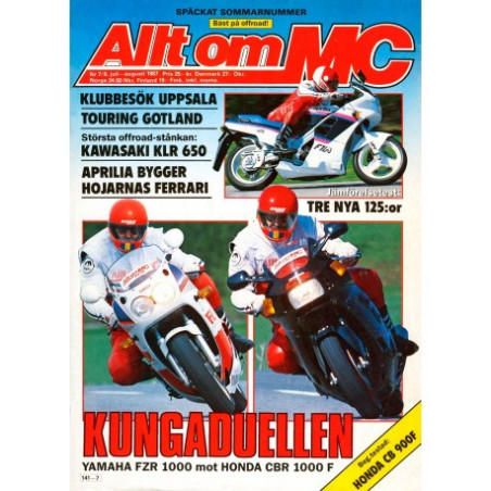 Allt om MC nr 7  1987