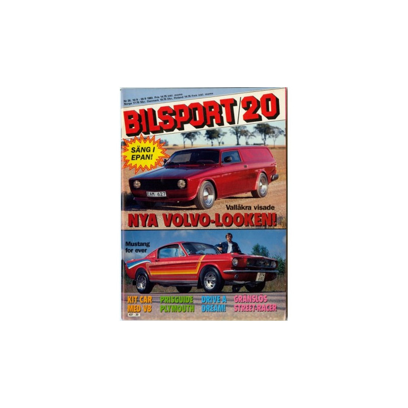 Bilsport nr 20  1983