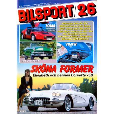 Bilsport nr 26  1986