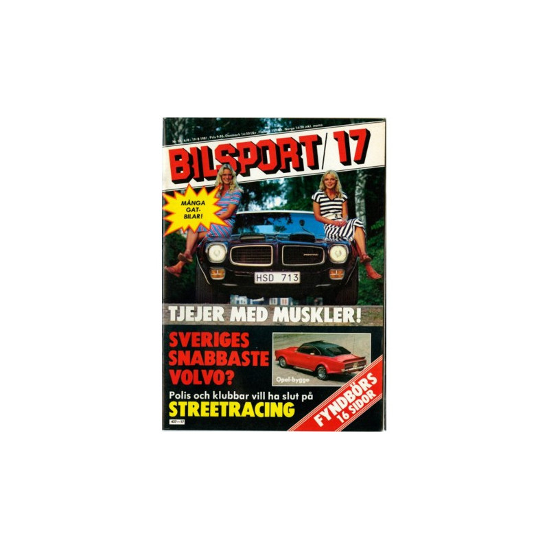 Bilsport nr 17  1981