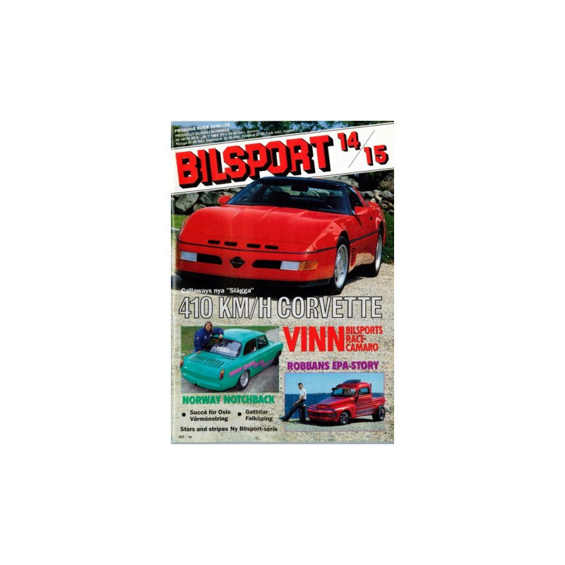 Bilsport nr 14  1989