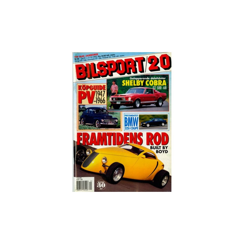 Bilsport nr 20  1992