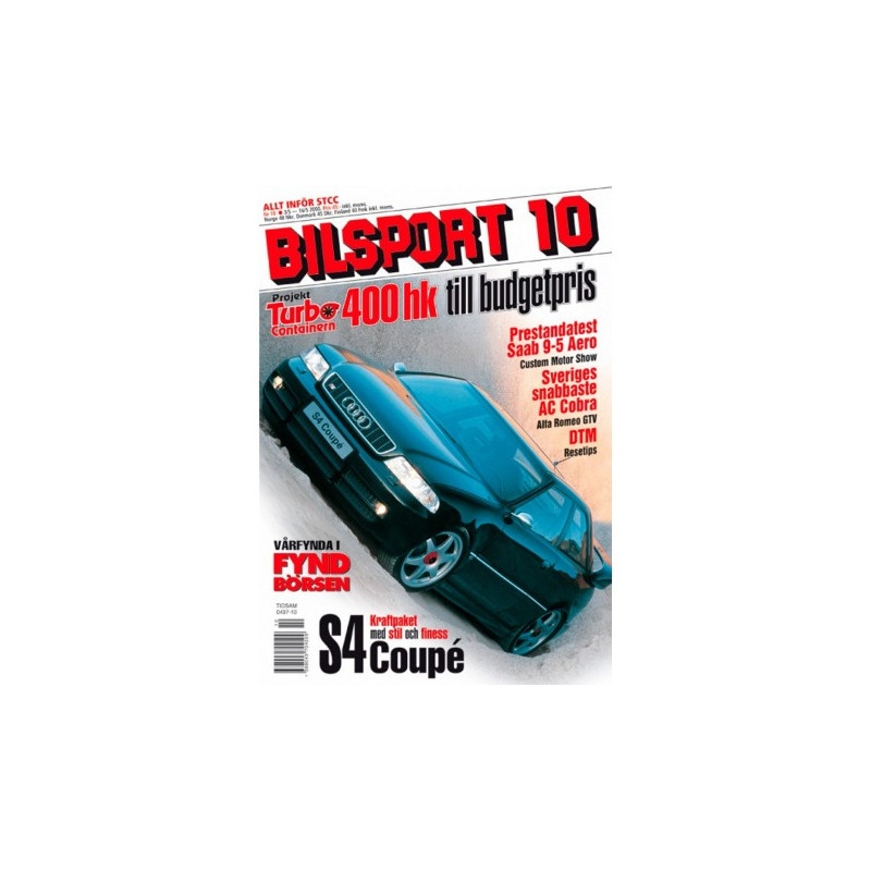 Bilsport nr 10  2001