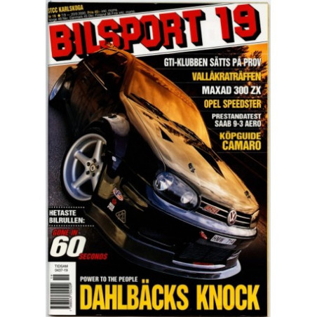 Bilsport nr 19  2000