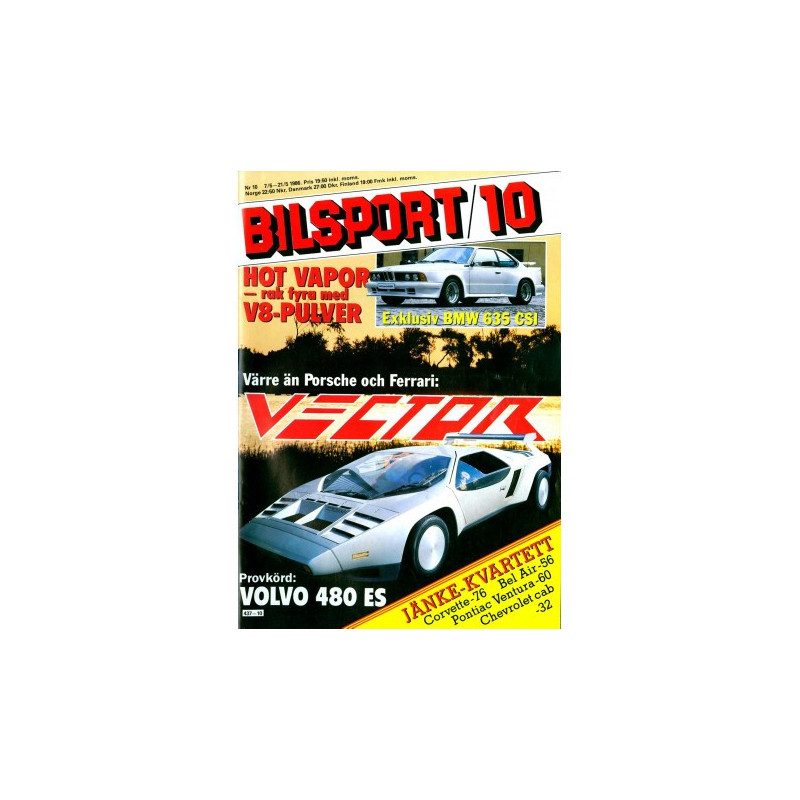 Bilsport nr 10  1986