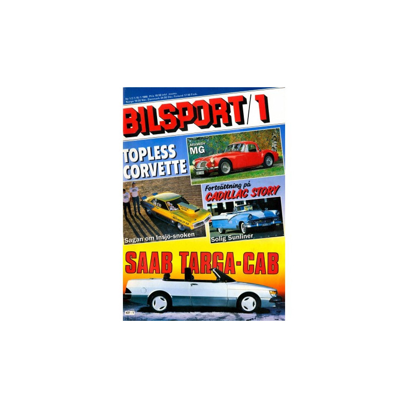 Bilsport nr 1  1986