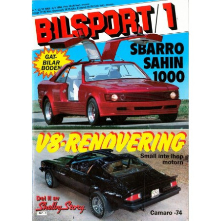 Bilsport nr 1  1984