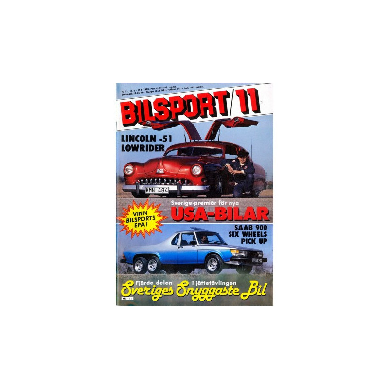 Bilsport nr 11  1983