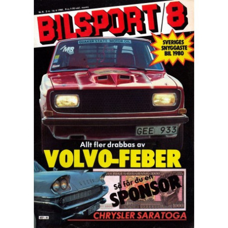 Bilsport nr 8  1980