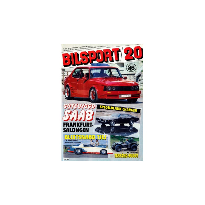 Bilsport nr 20  1987