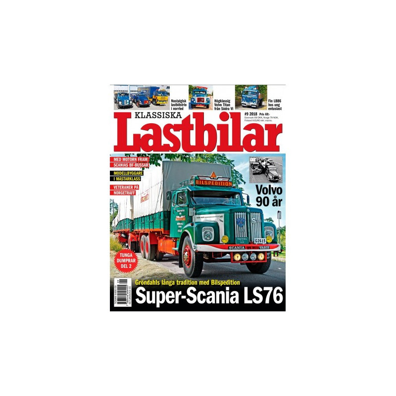 Klassiska Lastbilar nr 9 2018 Klassiska Lastbilar nr 9 2018