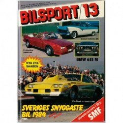 Bilsport nr 13  1984