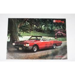 Vintageposter Bilsport Classic Ford Thunderbird -65