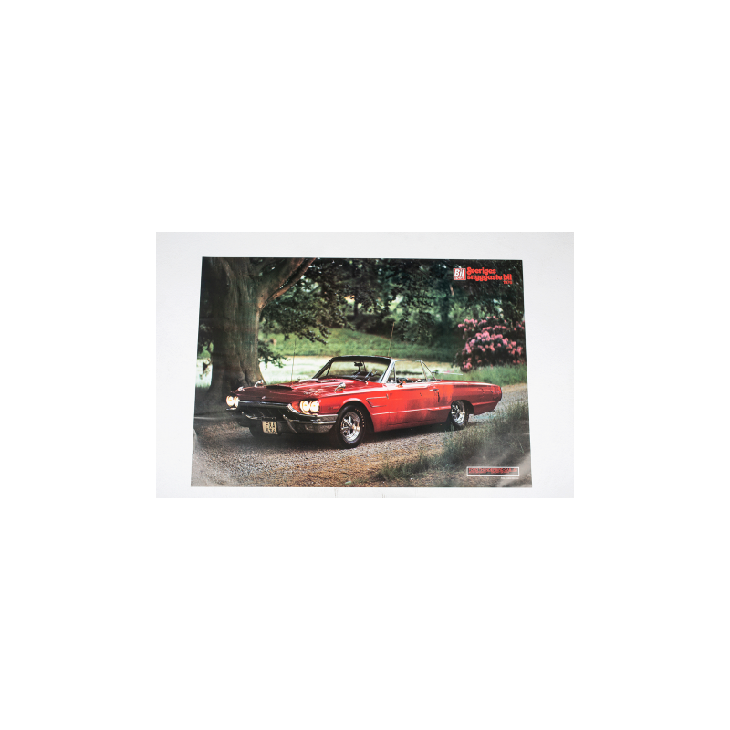 Vintageposter Bilsport Classic Ford Thunderbird -65 Vintageposter Bilsport Classic Ford Thunderbird -65